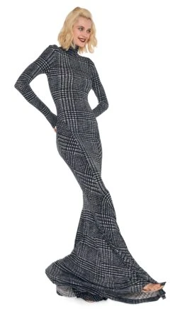 TURTLE FISHTAIL GOWN 24 TURTLE FISHTAIL GOWN -Norma Kamali 4 18 23nk05971