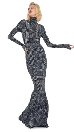 TURTLE FISHTAIL GOWN 25 TURTLE FISHTAIL GOWN -Norma Kamali 4 18 23nk05975
