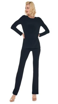 LONG SLEEVE CREW TOP 13 LONG SLEEVE CREW TOP -Norma Kamali 4 18 23nk06707