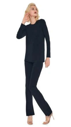 LONG SLEEVE CREW TOP 12 LONG SLEEVE CREW TOP -Norma Kamali 4 18 23nk06718