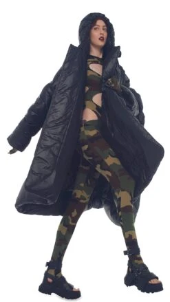 HOODED BLANKET SLEEPING BAG -Norma Kamali 5 11 21nk04968