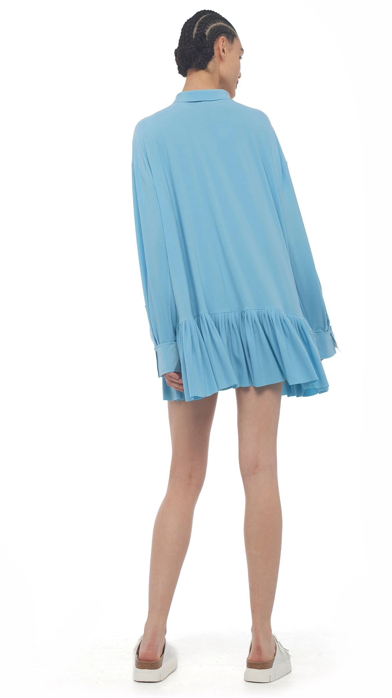 OVERSIZE BF RUFFLE NK SHIRT 3 OVERSIZE BF RUFFLE NK SHIRT - Image 3