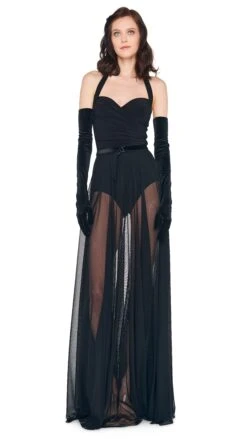 CAYLA FLARED GOWN 15 CAYLA FLARED GOWN -Norma Kamali 5 14 24nk00113