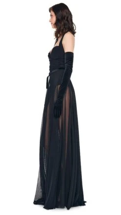 CAYLA FLARED GOWN 16 CAYLA FLARED GOWN -Norma Kamali 5 14 24nk00117
