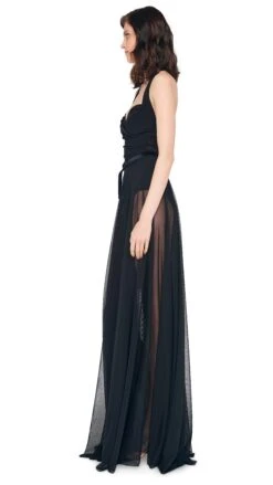 CAYLA FLARED GOWN 13 CAYLA FLARED GOWN -Norma Kamali 5 14 24nk00181