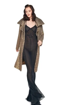 DOUBLE BREASTED TRENCH TO KNEE 14 DOUBLE BREASTED TRENCH TO KNEE -Norma Kamali 5 14 24nk02972