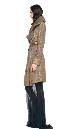 DOUBLE BREASTED TRENCH TO KNEE 11 DOUBLE BREASTED TRENCH TO KNEE -Norma Kamali 5 14 24nk03010