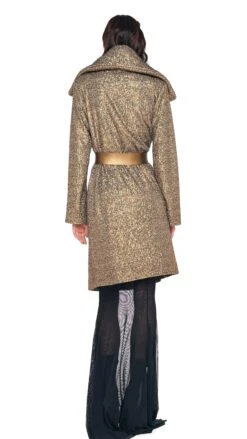 DOUBLE BREASTED TRENCH TO KNEE 12 DOUBLE BREASTED TRENCH TO KNEE -Norma Kamali 5 14 24nk03012