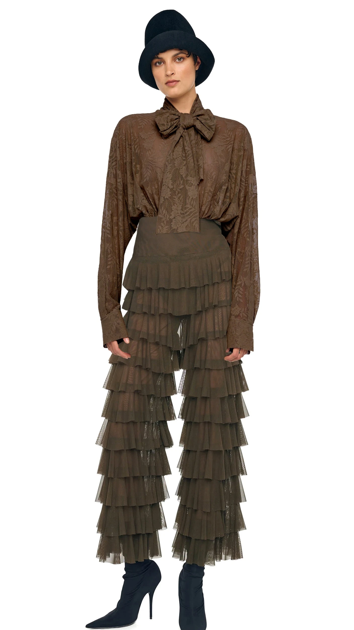 SUPER OVERSIZED BF NK SHIRT BODYSUIT W/ BOW 1 SUPER OVERSIZED BF NK SHIRT BODYSUIT W/ BOW