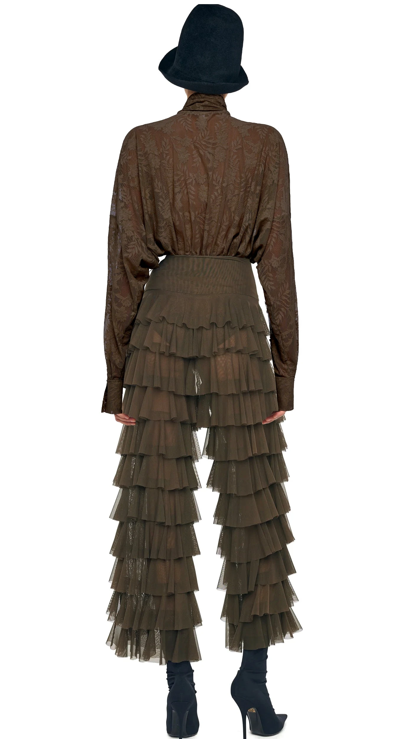 SUPER OVERSIZED BF NK SHIRT BODYSUIT W/ BOW 2 SUPER OVERSIZED BF NK SHIRT BODYSUIT W/ BOW - Image 2