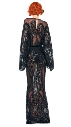 REVERSE OBIE BODYSUIT W/ LONG SLEEVE -Norma Kamali 5 14 25res25nk01331 d5cdac8c da43 4c19 83b6 ec0e83ccb037