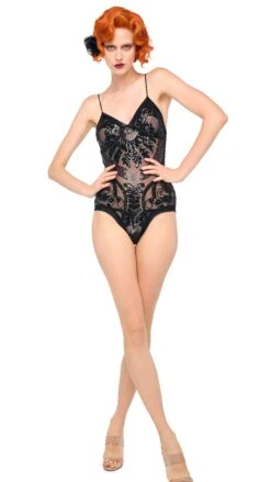 SLIP BODYSUIT WITH BANDS -Norma Kamali 5 14 25res25nk01654