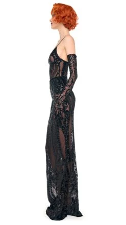 SLIP BODYSUIT WITH BANDS -Norma Kamali 5 14 25res25nk01703 36810a3d aa8a 4763 8b5b 25be5240d82d