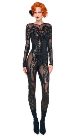 LONG SLEEVE CREW NECK CATSUIT