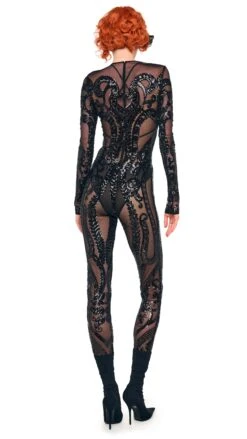 LONG SLEEVE CREW NECK CATSUIT 10 LONG SLEEVE CREW NECK CATSUIT -Norma Kamali 5 14 25res25nk01840