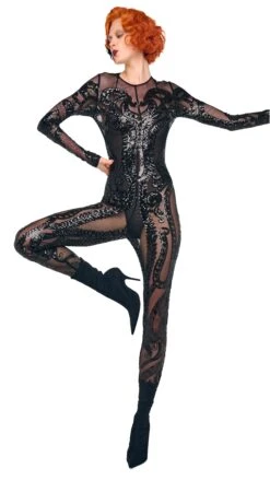 LONG SLEEVE CREW NECK CATSUIT 13 LONG SLEEVE CREW NECK CATSUIT -Norma Kamali 5 14 25res25nk01849