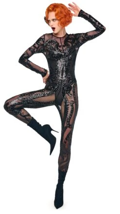 LONG SLEEVE CREW NECK CATSUIT 14 LONG SLEEVE CREW NECK CATSUIT -Norma Kamali 5 14 25res25nk01874