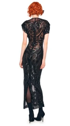 CAP SLEEVE LONG DRESS 9 CAP SLEEVE LONG DRESS -Norma Kamali 5 14 25res25nk01992