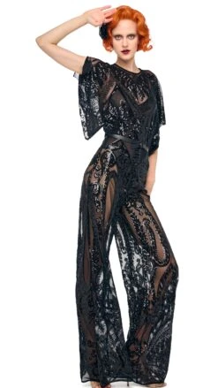 REVERSE OBIE JUMPSUIT 14 REVERSE OBIE JUMPSUIT -Norma Kamali 5 14 25res25nk02512