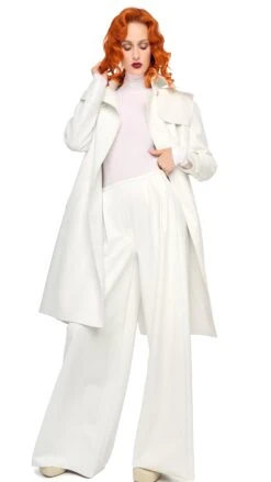 DOUBLE BREASTED TRENCH 16 DOUBLE BREASTED TRENCH -Norma Kamali 5 14 25res25nk05910