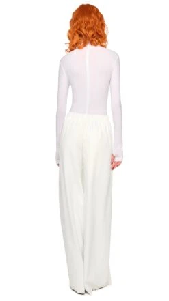 LONG SLEEVE TURTLE BODYSUIT 9 LONG SLEEVE TURTLE BODYSUIT -Norma Kamali 5 14 25res25nk05927