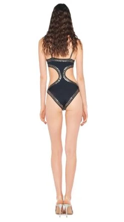 SWIM GUNMETAL STUD UNDERWIRE CUT OUT MIO 11 SWIM GUNMETAL STUD UNDERWIRE CUT OUT MIO -Norma Kamali 5 15 24 nk 13738 73376cfb 8561 4479 b779 ec845902af06