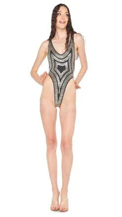 SWIM HEAVY STUD THONG MARISSA