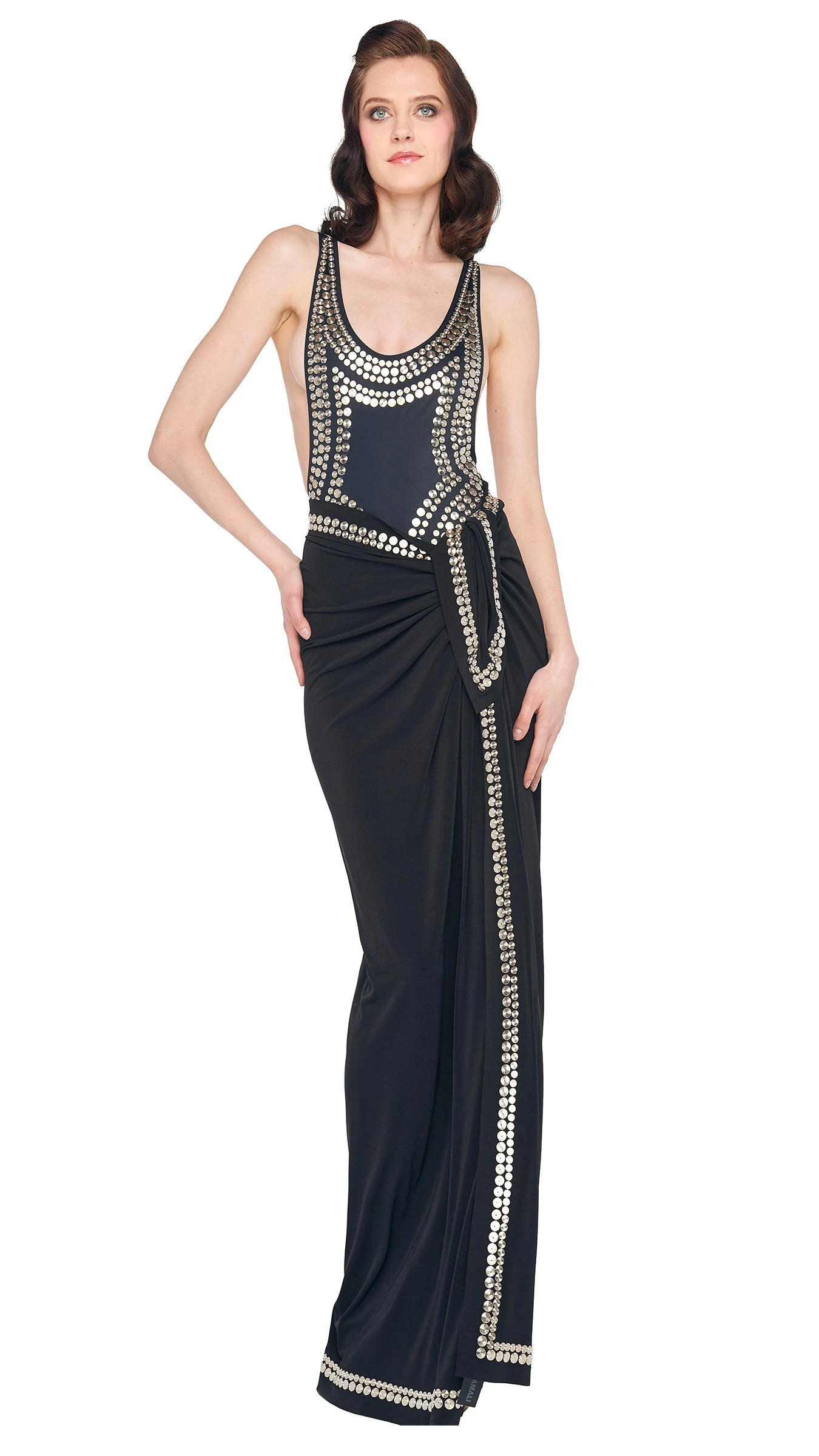 STUDDED ERNIE SCARF 1 STUDDED ERNIE SCARF