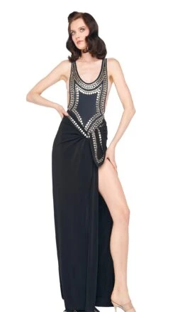 STUDDED ERNIE SCARF 13 STUDDED ERNIE SCARF -Norma Kamali 5 15 24 nk 14211 22e54ae5 ba49 43da a362 5bff96fdf020