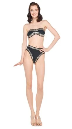 SWIM ALL OVER STUD SUNGLASS BRA 12 SWIM ALL OVER STUD SUNGLASS BRA -Norma Kamali 5 15 24 nk 14328