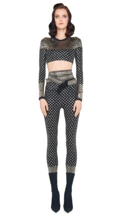 STUD WIDE BELT XL -Norma Kamali 5 15 24nk07552