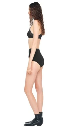HIGH RISE BOY PANTY 18 HIGH RISE BOY PANTY -Norma Kamali 5 15 24nk13324 black