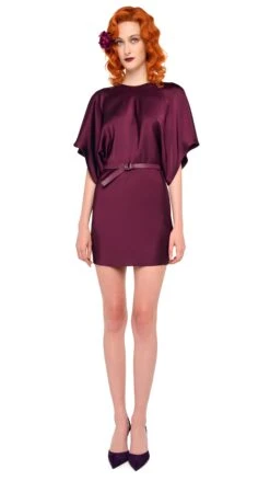 REVERSE OBIE MINI DRESS