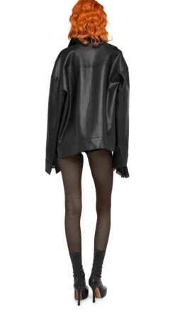 OVERSIZED JEAN JACKET 6 OVERSIZED JEAN JACKET -Norma Kamali 5 15 25res25nk08705 black