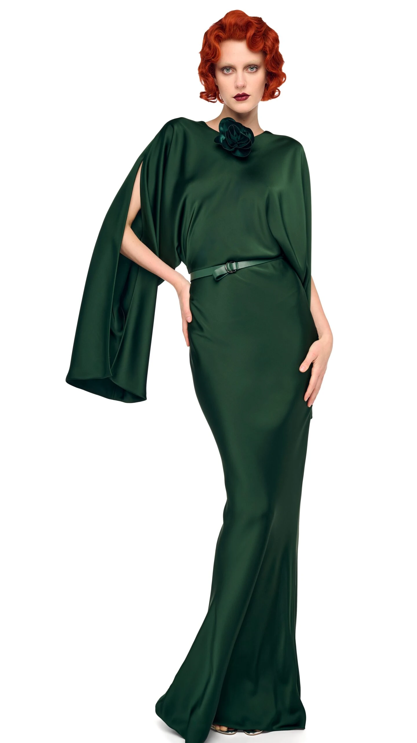 REVERSE OBIE GOWN W/ LONG SLEEVE 6 REVERSE OBIE GOWN W/ LONG SLEEVE - Image 6