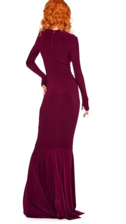 SHIRRED FRONT FISHTAIL GOWN 9 SHIRRED FRONT FISHTAIL GOWN -Norma Kamali 5 15 25res25nk09193