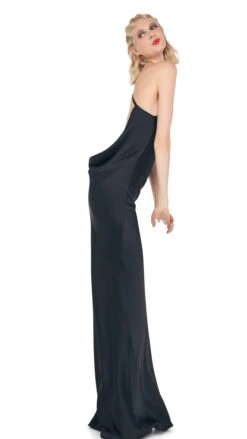 ONE SHOULDER BIAS GOWN -Norma Kamali 5 17 23nk14371