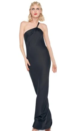 ONE SHOULDER BIAS GOWN -Norma Kamali 5 17 23nk14409