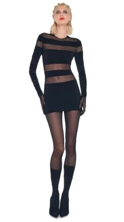 SPLICED PICKLEBALL DRESS -Norma Kamali 5 18 23nk21395