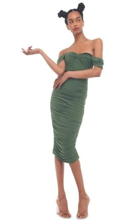 WALTER DRESS W/ WING SLEEVE -Norma Kamali 5 20 22nk15412