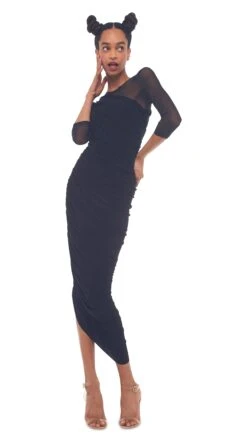 LONG SLEEVE DIANA GOWN -Norma Kamali 5 20 22nk18753