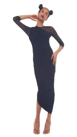 LONG SLEEVE DIANA GOWN -Norma Kamali 5 20 22nk18758