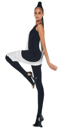 SLEEVELESS CATSUIT W/ FOOTIE -Norma Kamali 8 24 23nk13199