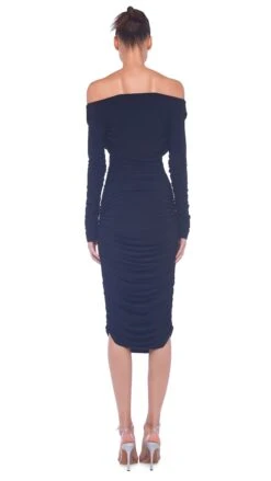 LONG SLEEVE TARA DRESS -Norma Kamali 8 25 22nk17398