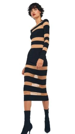 SPLICED DRESS 11 SPLICED DRESS -Norma Kamali 8 27 24nk01067