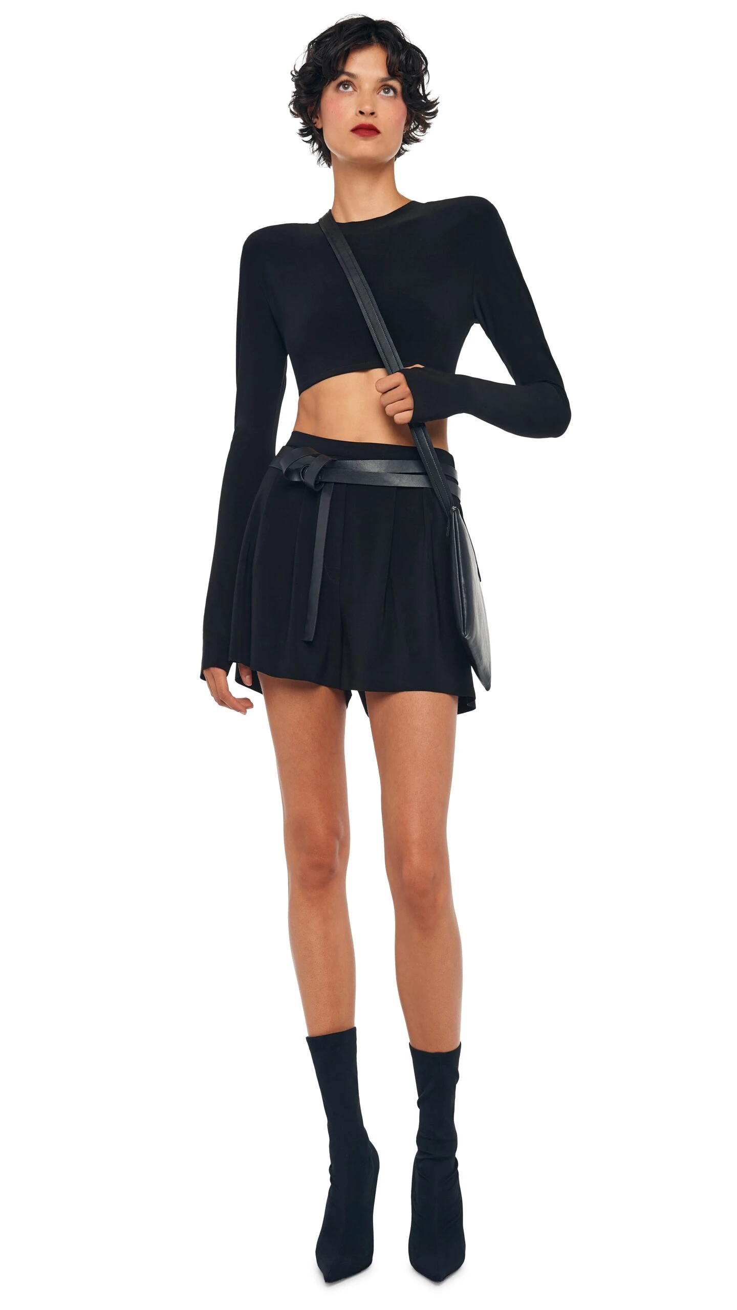 CROPPED SHOULDER PAD TOP 2 CROPPED SHOULDER PAD TOP - Image 2