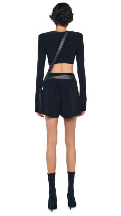 CROPPED SHOULDER PAD TOP 10 CROPPED SHOULDER PAD TOP -Norma Kamali 8 27 24nk01598 d4729649 d9ca 4809 9944 a1bdace8f0a5