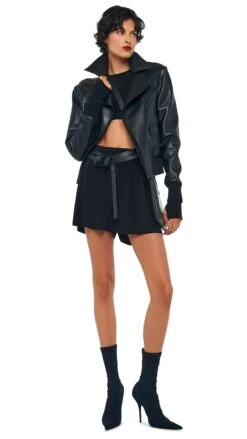 MENS PLEAT SHORT 20 MENS PLEAT SHORT -Norma Kamali 8 27 24nk01727