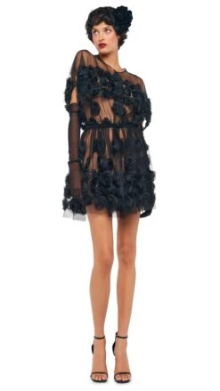 SUPER OS SLEEVELESS BF FLARED MINI DRESS