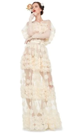 SUPER OS SLEEVELESS BF FLARED GOWN